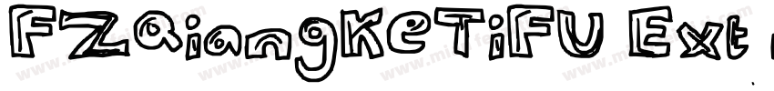 FZQiangKeTiFU Extra字体转换